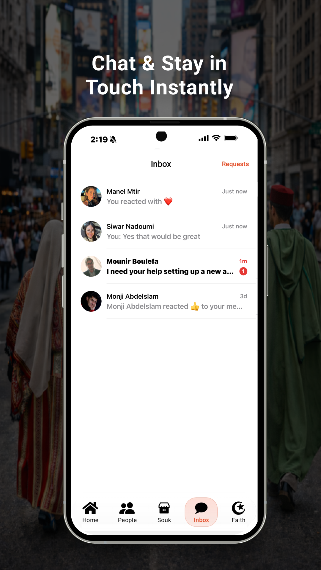 Chat, connect & belong
